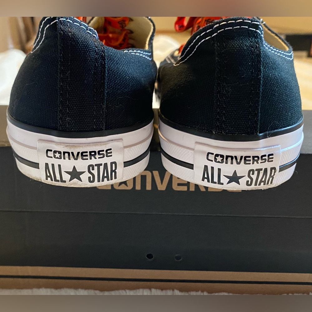 Converse Chuck Taylor All-Star Oxford Black Sneakers - Mens 10 Womens 12 - Picture 6 of 6
